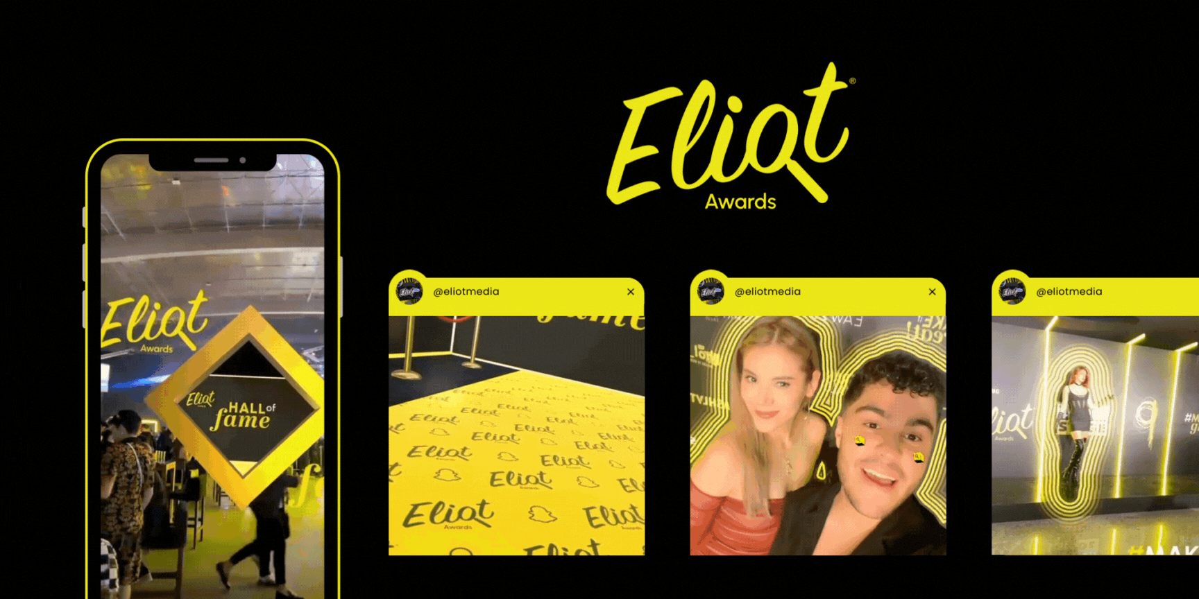 AR experiences of makeup and AR Portal for Eliot awards mexico 2023