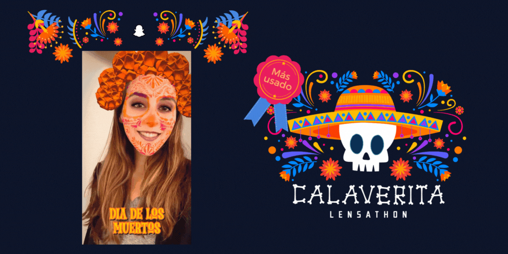 Award from Snapchats Mexicos Calaverita Lensathone AR experiences