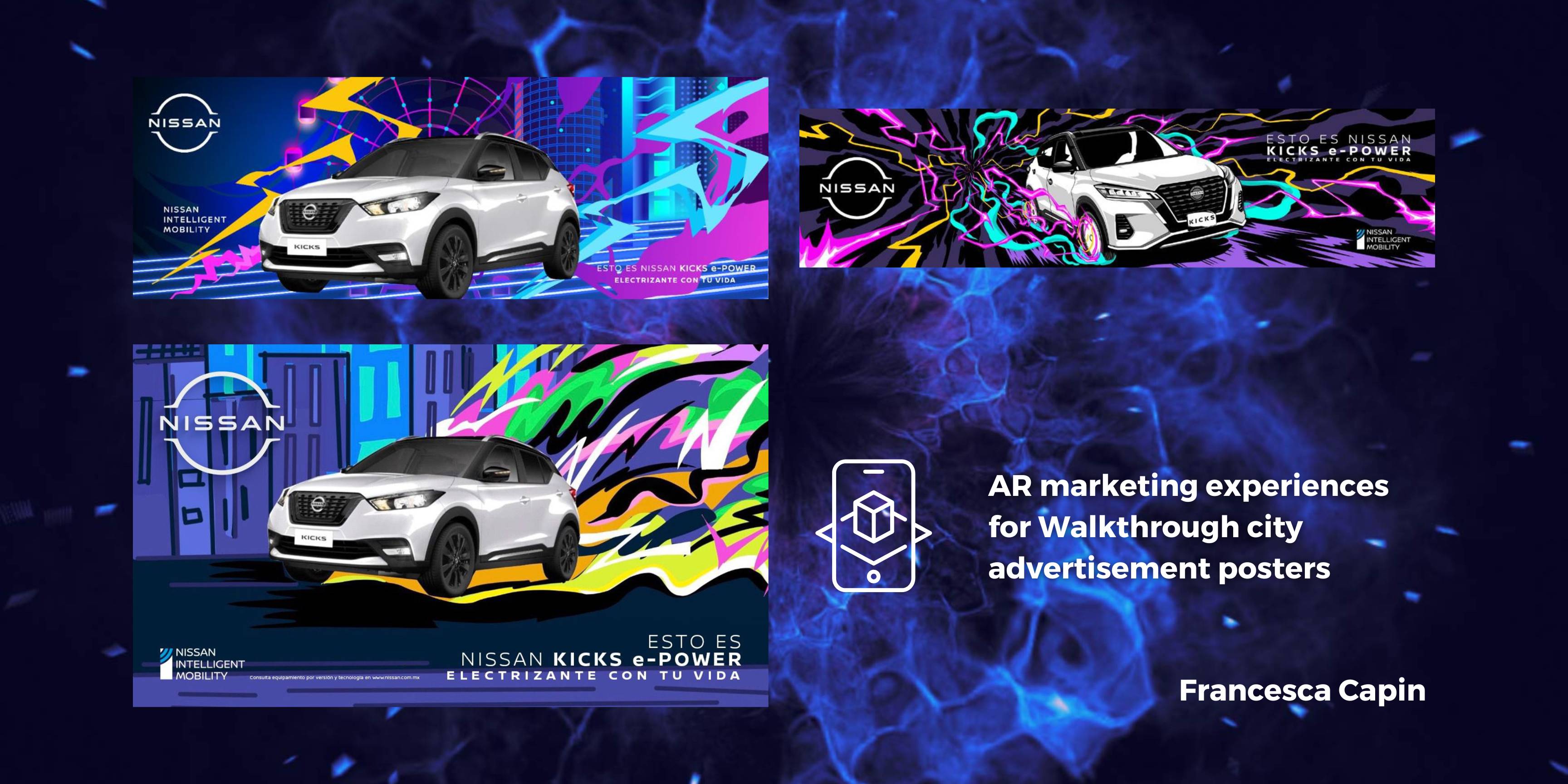 Nissan Kicks 2022 AR experience Francesca Capin Fran Capin Snapchat